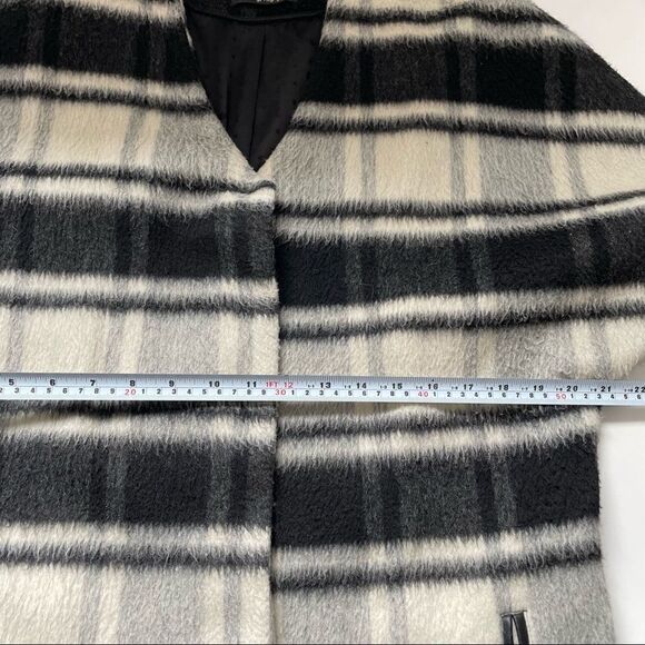 Scotch & Soda Maison Scotch Black and White Plaid wool blend Jacket - Picture 10 of 13
